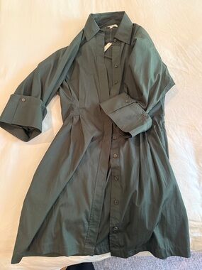 Madewell: Tucked Mini Shirtdress